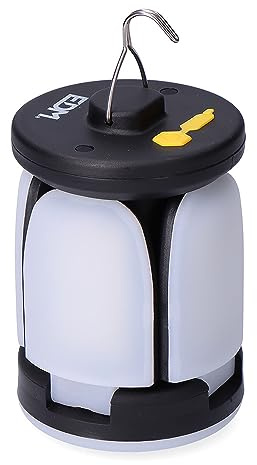 Lampara plegable de camping 6W 500Lm 60 led 2x1200mAh EDM, incluye gancho, 5 modos de luz y funcion emergencia