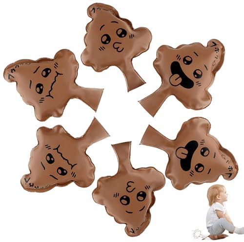GmwyCzV 6 Stück Pupskissen Furzkissen, Selbstaufblasende Pupskissen, Whoopee Kissen, Scherzartikel Streich, Lauter Authentischer Furz, Ideales Scherzgeschenk-Knebelspielzeug Für Erwachsene Kinder