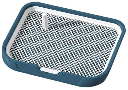 Hundetoilette mit Tablett Hundeklo für Kleine Hunde Töpfchen Trainingsunterlage Indoor Hundetoilette Balkon Ideal Welpentoilette für Kleine Großer Hunde 42x53cm (Grün)