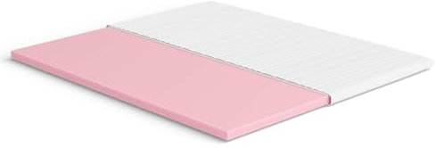 Meisterschlaf Topper de espuma fría de 200 x 200 cm, resistencia media y transpirable, RG 45, Öko-Tex® Standard 100, funda de jersey lavable, para cama con somier, colchón y sofá cama, fabricado en