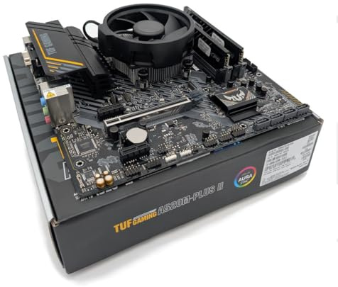 Ryzen 5 5500 3.6Ghz (Turbo 4.2Ghz) Six Core Twelve Thread CPU, TUF Gaming A520M-PLUS II Motherboard & 16GB 3200Mhz DDR4 RAM Pre-Built Bundle
