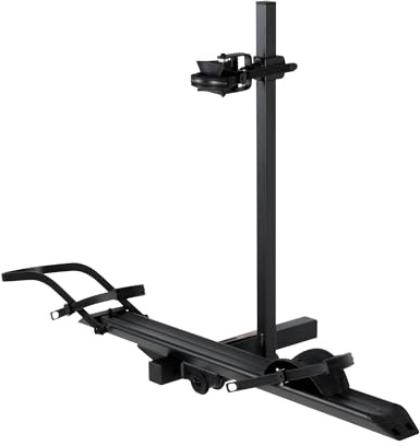 YOUNG ELECTRIC Soporte de aluminio de 100 libras de capacidad para bicicletas y bicicletas eléctricas, se adapta a coches, SUV, furgonetas, caravanas y remolques con receptor de 2 pulgadas