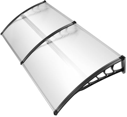 Marquesina para puerta de entrada, toldo para puerta, toldo para montaje sobre puertas, ventanas, balcones, escaparates y terrazas de jardín, por lo que es la elección ideal para terrazas y cubiertas.