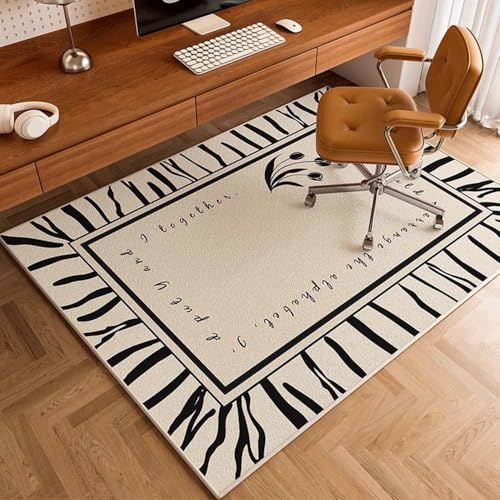 Odot Alfombra para Silla de Escritorio, Estudio Alfombra Protectora Suelo Silla Ruedas Antideslizante Gaming, Tapete de Protección de Oficina, para Parqué Suelos Duros (Tulipanes,80x160cm)