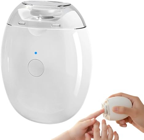 Electric Nail File, 2026 New Universal Automatic Nail Clippers, Baby Nail File Electric with Led Light and 3 Speeds, Easy Nail Trimmer Safe for Babies, Kids, Adults, Seniors (1 pcs)