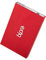 Bipra Externe Festplatte (500 GB, USB 3.0, 2,5 Zoll / 6,35 cm, NTFS) Rot