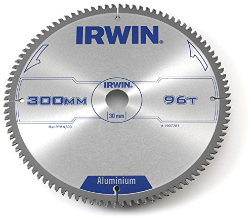 Irwin Aluminium Lame de scie circulaire 300 x 30 x 2,5 mm 96 dents