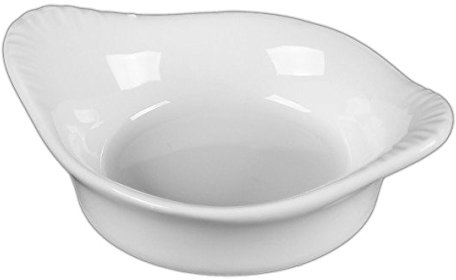 Holst Porzellan CB 0991 Lot de 6 Mini Bols 7 cm avec Relief de Flamme Crème brûlée Blanc 9 x 7 x 2,5 cm 0,04 l