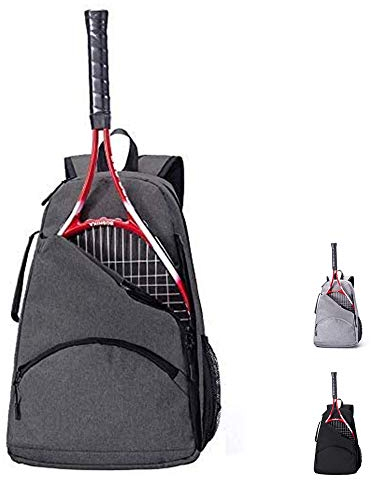QCWN 2 Tennis-Taschen, Tennis-Taschen für Männer und Frauen, Tennis-Rucksack, langlebige Tennis-Büchertasche, Tennis-Pickleball-Tasche, Tennis-Tasche, Pickleball-Paddel, Badminton-Schläger.