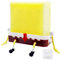 Yeelua Sink Caddy - Cute Cartoon Sponge Holder, Kitchen Sink Organiser with Suction Cups, Creative Sponge Rack Drainer