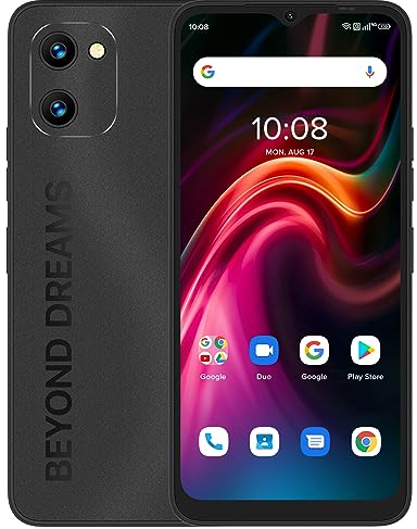 UMIDIGI Mobile Phones, 6GB+128GB Smartphone,50MP Camera,5150mAh, 6.52”HD+Screen, Phone Android, SIM Free Unlocked Smartphone 4G Dual SIM/Face ID/GPS/OTG/UK Version, G1 MAX Black