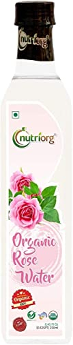 CROW Nutriorg zertifiziertes Bio-Rosenwasser, 250 ml