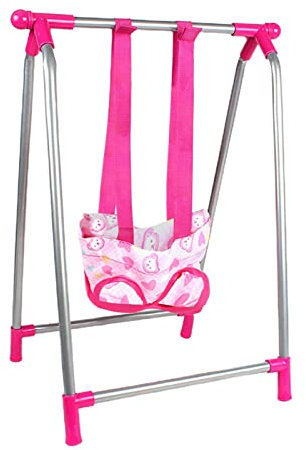 Baby Doll Pretend Set, Doll Nursery Role Playset - 1 Piece Stroller, Swing, Rocking Chair, High Chair, Bed