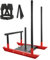 VEVOR Unisex – Erwachsene Gewichtstrainingsschlitten Krafttraining Zugschlitten, Schwarz + Rot, 925 x 616 x 1050 mm