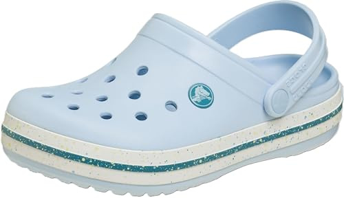 Crocs Unisexe Enfant Crocband Speckled Band Clog K Sabots, Blue Frost, 32/33 EU