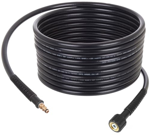 Tubo flessibile ad alta pressione TECHKAR 200 bar lungo 10 m compatibile con idropulitrice Lavor STM Wave Skipper M22 (perno interno 15 mm)