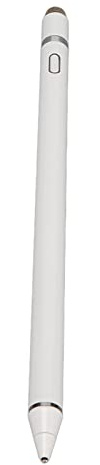 Denash Pen a la Pantalla Táctil Capacitiva para Lápiz óptico de Teléfono, Trabajo Inteligente de Punta Fina para Todos los Dispositivos Capacitivos, Material de Aleación de Aluminio (White)