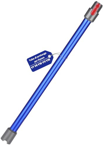 Tube Extension pour Dyson V7 V8 V10 V11 V15, Tube d’Extension Rigide avec Dégagement Rapide, Manche pour Dyson Accessoire & Pièce Détachée 72 cm (Bleu)