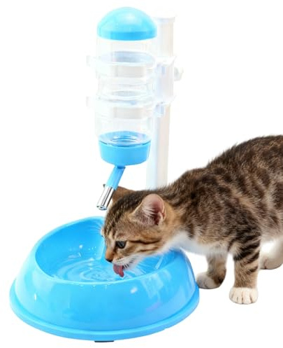 Kattvattendispenser Höjjusterbar Flaska | Höjdjusterbar Stativ Foderautomat För Smådjur För Smådjur Såsom Hamster, Kanin Och Igelkott