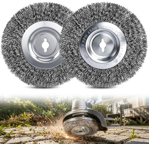 2-pack borstar i rostfritt stål kompatibel med Einhell fogrengöringsmedel batteri