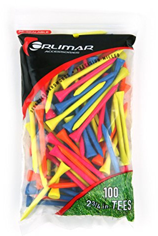 Orlimar 2 3/4-Inch Golf Tees - 100-Pack (Fluorescent)