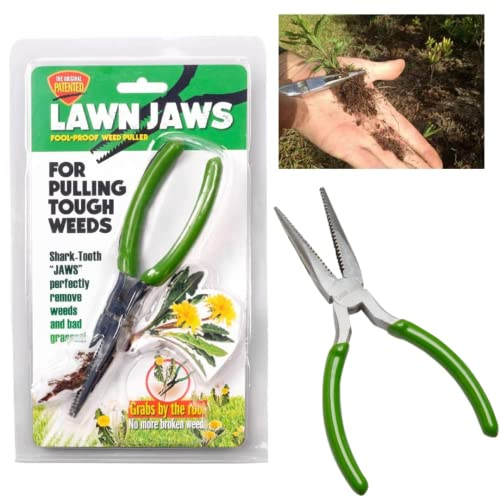 Lawn Jaws El Extractor De Malezas Diente De Tiburón Original Deshierbe Y Herramienta De Jardinería Desyerbador - ¡Tire De La Raíz Fácilmente! - Gran Jardinería