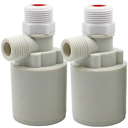 2 Pezzi 3/4 Valvola Automatica a Galleggiante Dispositivo di Riempimento Automatico del Livello Dell'Acqua per le Fontane Del Serbatoio Dell'Acqua Acquario Serbatoio Dell'Autolavaggio (3/4)