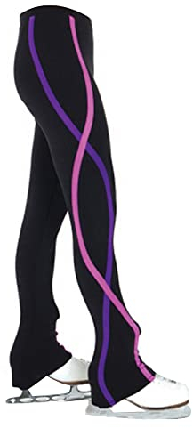 LIUHUO Mädchen Skating Pants Eiskunstlauf-Trainingshose Plus Samt Skating Pants