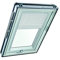 Original Roto Jalousette ZJA für Roto Dachfenster Führungsschiene Silber Aluminium Jalousie für Roto Dachfenster der Baureihe Designo R6/R8, i8 und Classic K 64/84 mit Größe 114/078 11/07 Farbe Weiß