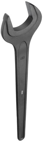 HARFINGTON Single Open Ended Spanner Wrench, 46mm, Thicken CR-V Steel Open End Wrench Tool for for Automotive Repair and Furniture Assembly, Black