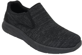 Pegasus Men's Wide Fit Slip-On Trainers, Lightweight Sport & Outdoor Shoes with Memory Foam, Sizes 7-13 UK