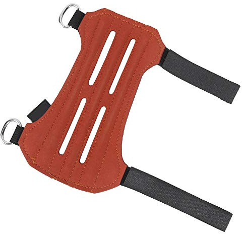 Haofy Ensemble de Protège-Bras pour la Protection du Tir à l'arc, Matériau de Cheveux inversé Réglable de 7,1 Pouces pour Les Amateurs d'arc Traditionnel
