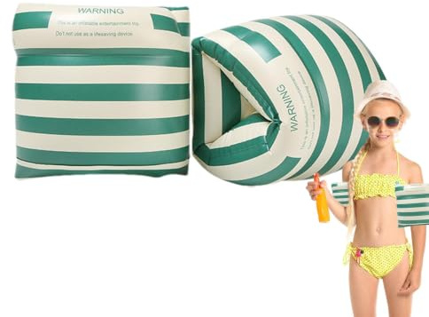 Uppblåsbar arm Float vintage förtjockad säkerhetshjälp | Simbassäng vuxna arm flyter för skollektion gym strand semester sjö flod hav över 6 år gammal
