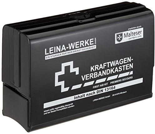 Leina-Werke 10052 Trousse de secours pour automobile Leina-Star II, noir/blanc