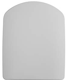 Gala Smart New– Asiento Fijo para el Inodoro, Incluye Kit de Fijación y Bisagras de Acero Inoxidable, Color Blanco, Medidas 37 x 5 x 45 cm – Modelo G5161701