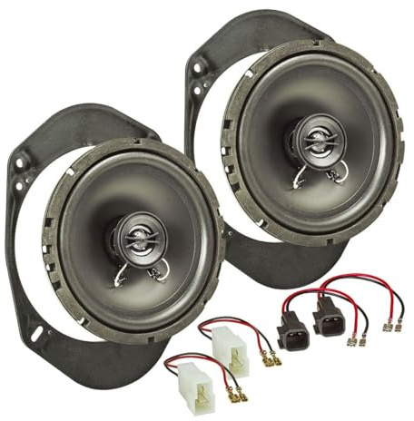 tomzz Audio 4015-000 Kit de instalación de Altavoces Compatible con el Ford Fiesta KA Focus Mondeo Sistema coaxial de 165 mm TA16.5-Pro