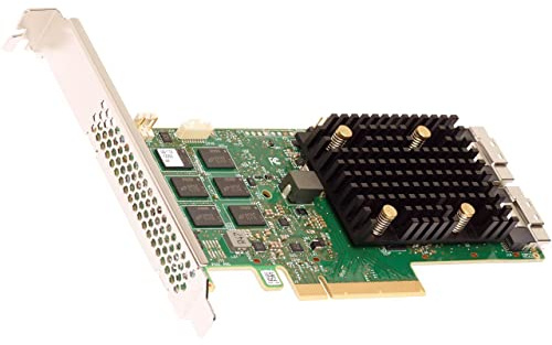 Broadcom HBA 9500-16i Tri-Mode - Controller - 16 Canal - SATA 6Gb/s/SAS 12Gb/s/PCIe 4.0 (NVMe) - PCIe 4.0 x8