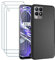 Funda para Realme Narzo 50 4G/Realme 8i + [3 Piezas] Cristal Templado, Weideworld Ultra Fina Silicona TPU Carcasa Anti-Choque Anti-arañazos Case