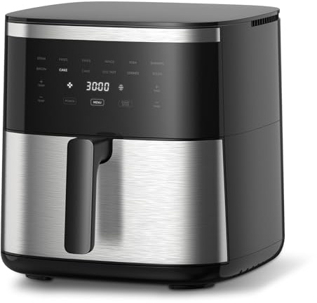 Heißluftfritteuse 7L XXL mit Touchscreen, 12 Voreingestellte Programme, Digitale Anzeige, Ohne Öl, 1800W