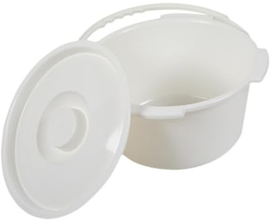 B Baosity Cubo Inodoro Portátil con Tapa, Inodoro Multifuncional Práctico.