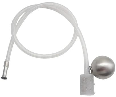 LCQSYE bierbrauset 304 Edelstahl-Haushaltsbrau-Bierfass-Flüssigkeits-Schwimm-Bierfass-Flüssigkeitstauchrohr mit Filterreinigungswerkzeugen Druckminderer