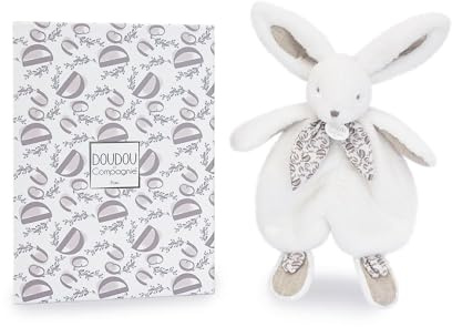 Doudou Lapin Blanc Lapin Doudou 29 cm - Doudou et Compagnie