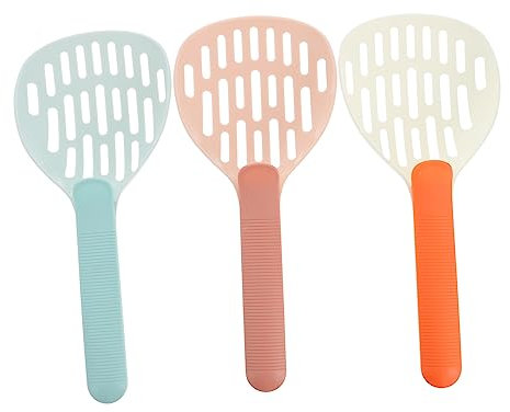 Milisten 3pcs Cat Litter Scoop Material Filtered Design for Efficient Cleaning Portable and Easy to Store for Pet Owners