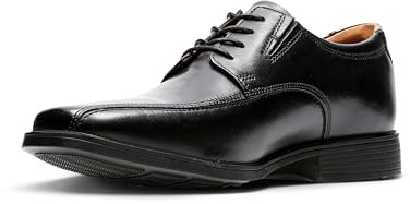 Clarks Tilden Walk, Zapatos Hombre, Negro Black Leather 310, 40 EU
