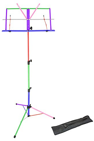 Notenständer mit Tragetasche, faltbar, leicht, grün, von Opus verschiedene farben