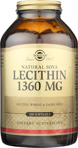 Solgar Lecitina de Soja 1360 mg Cápsulas blandas - Envase de 180
