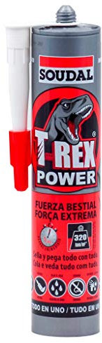 Soudal M289938 - Adhesivo t-rex 290ml-blanco