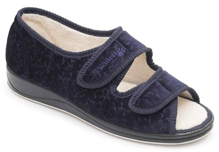 Padders Plus Lydia, Women’s Low-Top Slippers, Blue (Navy 24), 6 UK (39 EU)