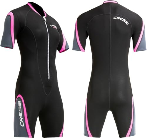 CRESSI Playa Lady Shorty Wetsuit 2.5 mm - Kurzer Neoprenanzug für Damen aus hochelastischem Neopren 2.5mm