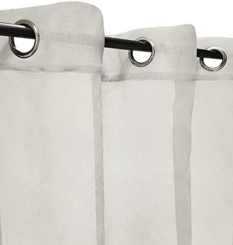 Atout Ciel - Cortina con Ojales (140 x 240 cm), Color Beige